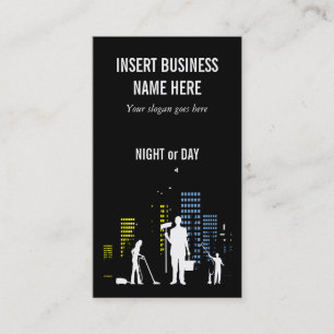 Carte De Visite Le professionnel de service de nettoyage