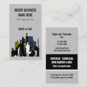 Carte De Visite Le professionnel de service de nettoyage (Devant / Derrière)