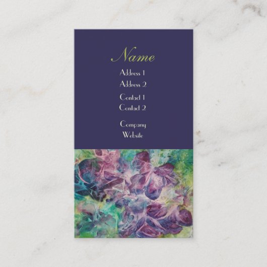 Carte De Visite Le profil de l'entreprise de concepteur de (Devant)