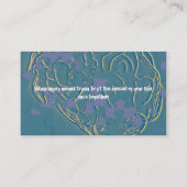 Carte De Visite le puzzle de cerveau (Dos)