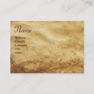 Carte De Visite LE RABBBIT (lièvre jeune) Monogramme