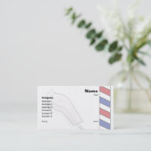 Carte De Visite Le raseur-coiffeur (Debout devant)