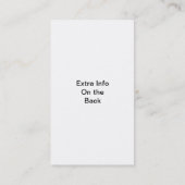 Carte De Visite Le raseur-coiffeur (Dos)