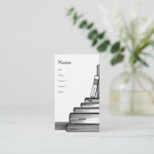 Carte De Visite Le rat de bibliothèque (Debout devant)