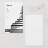 Carte De Visite Le rat de bibliothèque (Devant / Derrière)