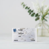 Carte De Visite le recruteur de vétérans d'unités de l'armée (Debout devant)