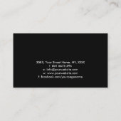 Carte De Visite Le reflet Arbre de vie - nuage blanc (Dos)