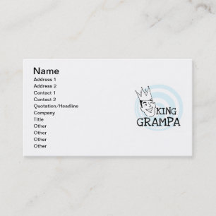 Carte De Visite Le Roi Grampa T-shirts et cadeaux