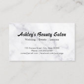 Carte De Visite Le rouge à lèvres de beauté de maquilleur (Dos)