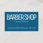 Carte De Visite Le rouge bleu dégrossit moderne (Devant)