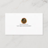 Carte De Visite Le rouge professionnel simple pose le consultant (Dos)