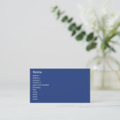 Carte De Visite Le Royaume-Uni - affaires (Debout devant)