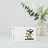 Carte De Visite Le rugueux est rugueux (Debout devant)