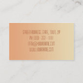 Carte De Visite Le salon de beauté/massage/détendent/hôtels de SPA (Dos)