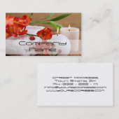Carte De Visite Le salon professionnel de massage/détendent le (Devant / Derrière)