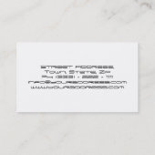 Carte De Visite Le salon professionnel de massage/détendent le (Dos)