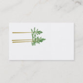 Carte De Visite Le sawtimber trois a classé des pins (Dos)