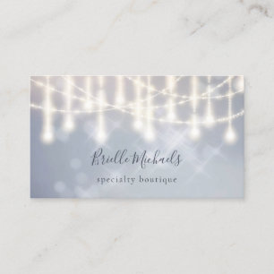 Carte De Visite Le scintillement élégant d'étincelle de lustre