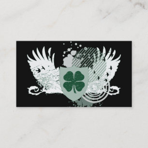 Carte De Visite le shamrock chanceux