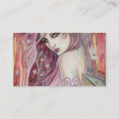 Carte De Visite Le Shy Flirt Art Fairy Imaginaire Moderne (Dos)
