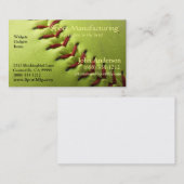 Carte De Visite Le Softball jaune vierge (Devant / Derrière)