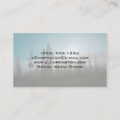 Carte De Visite Le Soleil à travers le brouillard (Dos)