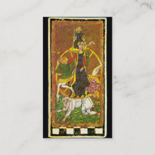 CARTE DE VISITE LE SOLEIL DE LA RENAISSANCE TAROTS/ET ROUE DE LA