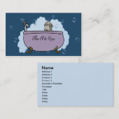 Carte De Visite Le spa d'animal familier (Devant / Derrière)