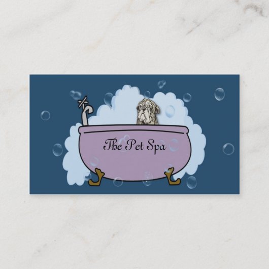 Carte De Visite Le spa d'animal familier (Devant)