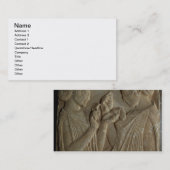 Carte De Visite Le Stele de Pharsalos dépeignant la glorification (Devant / Derrière)