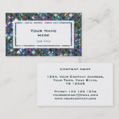 Carte De Visite Le tape-à-l'oeil couvre de tuiles le rectangle (Devant / Derrière)