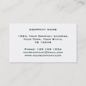 Carte De Visite Le tape-à-l'oeil couvre de tuiles le rectangle (Dos)