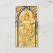 Carte De Visite Le temps du jour, Luminosité du jour par Mucha (Devant)