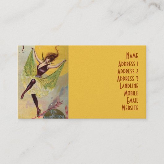 Carte De Visite Le théâtre de palais des variétés (Devant)