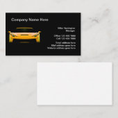 Carte De Visite Le thème de l'automobile Cool Moderne (Devant / Derrière)