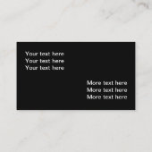 Carte De Visite Le thème des véhicules à moteur le plus frais (Dos)