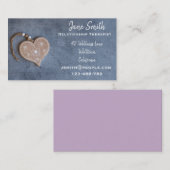 Carte De Visite Le thérapeute des relations aime le psychologue (Devant / Derrière)