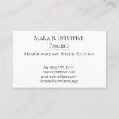 Carte De Visite Le *~* tient le premier rôle le pourpre (Dos)