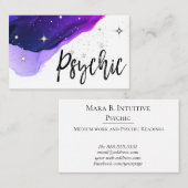 Carte De Visite Le *~* tient le premier rôle le pourpre (Devant / Derrière)