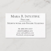 Carte De Visite Le *~* tient le premier rôle le pourpre (Dos)