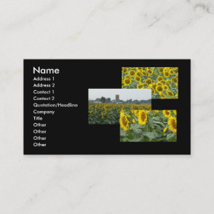 Carte De Visite Le tournesol met en place pour toujours !