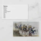 Carte De Visite Le train de chameau, de 'Constantinople et du Blac (Devant / Derrière)