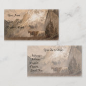 Carte De Visite Le troupeau, occidental (Devant / Derrière)