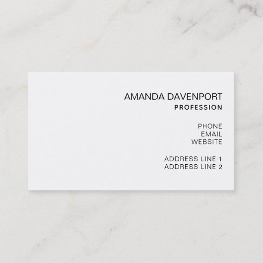 Carte De Visite Le Typographe du Magic Christmas (Dos)