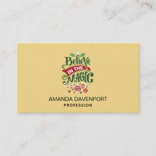 Carte De Visite Le Typographe du Magic Christmas