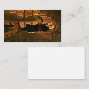 Carte De Visite Le ver de livre, 1861 par Carl Spitzweg