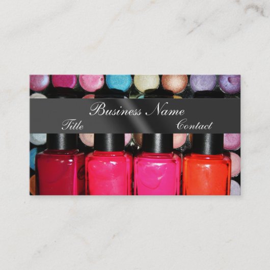 Carte De Visite Le vernis à ongles de fard à paupières Palete (Devant)