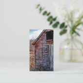 CARTE DE VISITE LE VIEUX HANGAR EN BOIS (Debout devant)