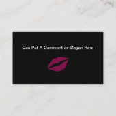 Carte De Visite Le visage de la femme aux yeux verts (Dos)