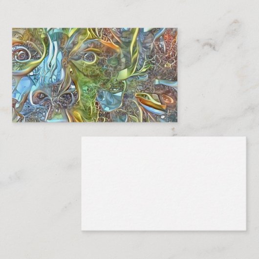 Carte De Visite Le visage de la nature (Devant / Derrière)